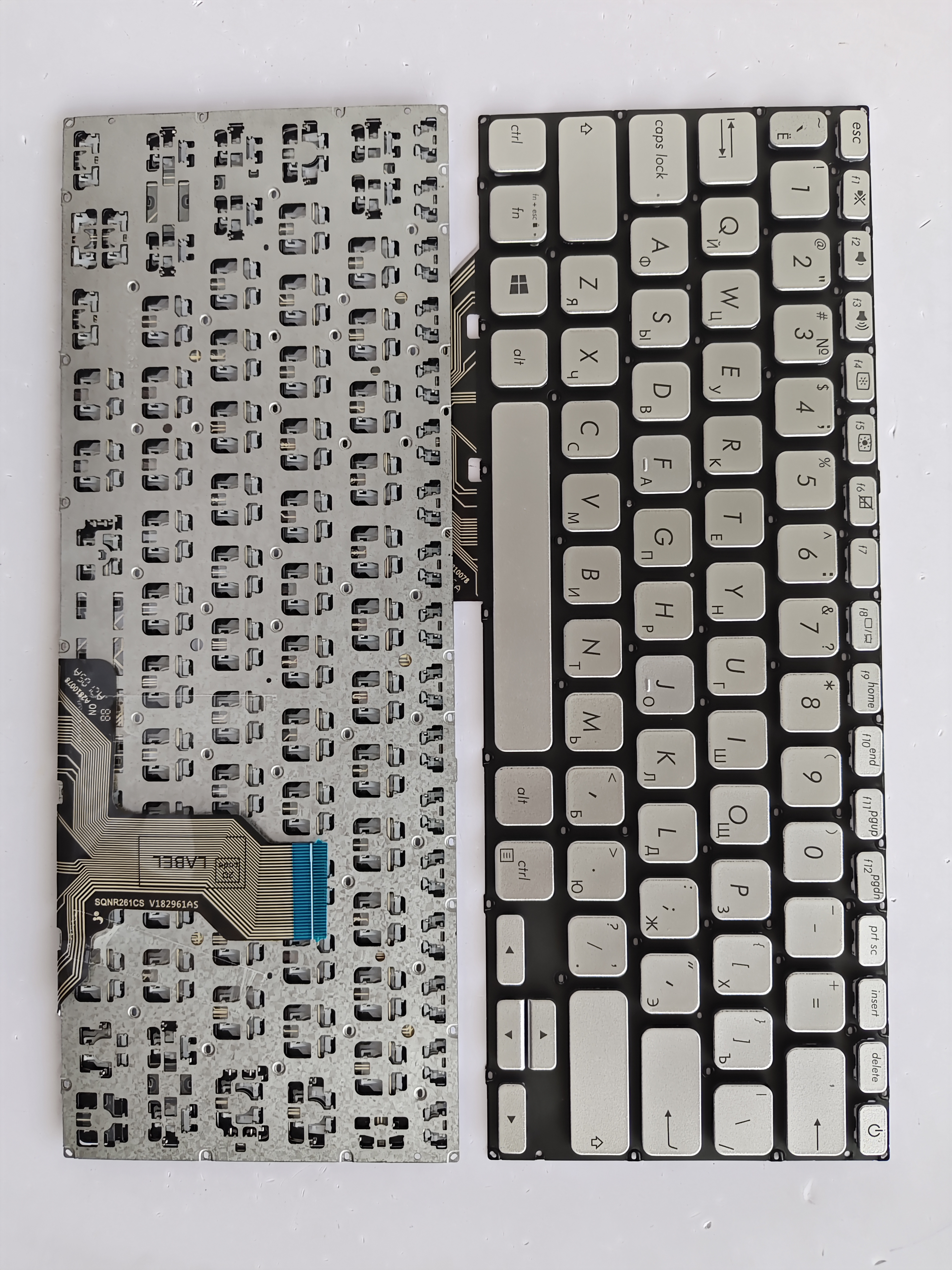 Picture of New Replacement Laptop Keyboard For ASUS X420F/Y406UA/Y406UF/V4000F SILVER RU Layout